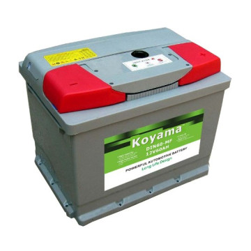 Bateria de partida automotiva grátis para manutenção selada (57531MF-DIN75MF)